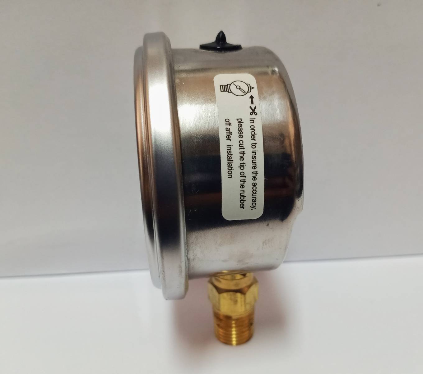 เพรสเชอร์เกย์ PRESSURE GAUGE UNIJIN [แบบมีนํ้ามัน,ขนาด 2 1/2",ขนาด