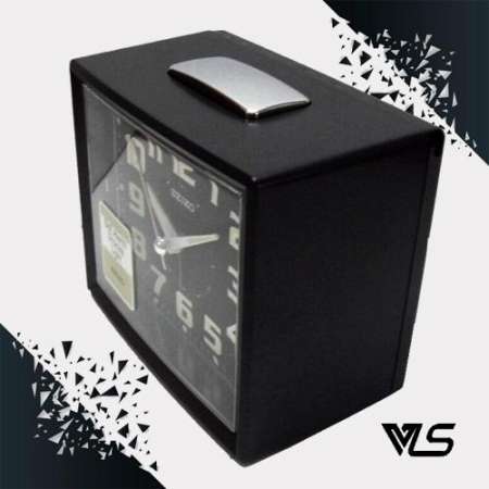 SEIKO นาฬิกาตั้งปลุก Bell Alarm มีพรายน้ำ รุ่น QHK024K