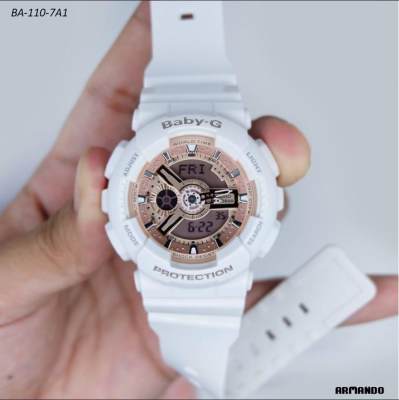 แท้ 100% นาฬิกา Baby G BA-110-7A1 ใบครบทุกอย่างประหนึ่งซื้อจากห้าง พร้อมรับประกัน 1 ปี แท้ 100% นาฬิกา Baby G BA-110-7A1 ใบครบทุกอย่างประหนึ่งซื้อจากห้าง พร้อมรับประกัน 1 ปี