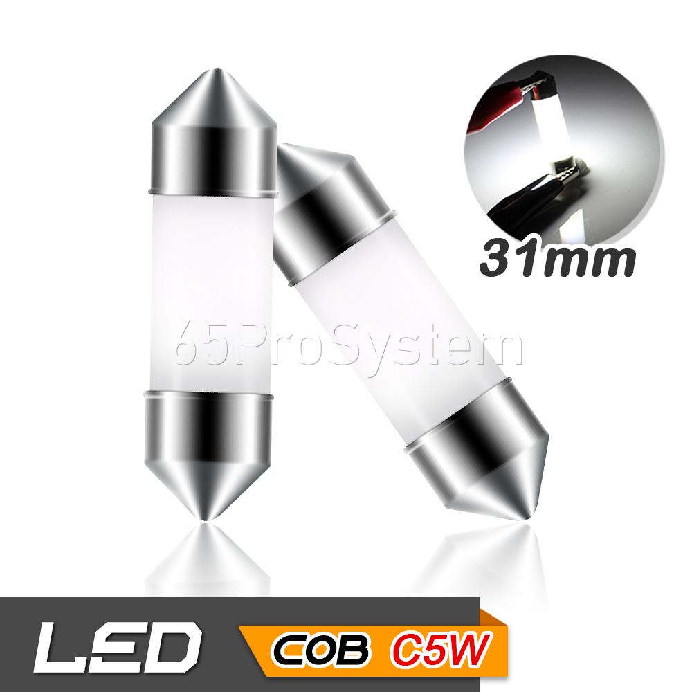 65Infinite (แพ๊คคู่ COB C5W Ceramic 31mm) 2x COB LED C5W Ceramic ขนาด 31mm เคลือบเซรามิก ไฟสว่างนวล ไม่แสบตา ไฟโดม ไฟอ่านหนังสือ ไฟห้องโดยสาร ไฟหัวเก๋ง ไฟส่องป้ายทะเบียน กระจายแสง 360องศา CANBUS 3W 220LM Super Bright สี ขาว (White)