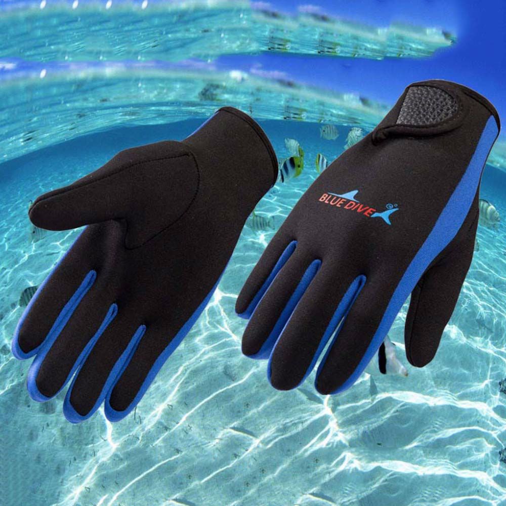 XIAWEI7 Warm 1.5มม.Neoprene Magic Stick Anti-Slip การดำน้ำตื้นถุงมืออุปกรณ์ดำน้ำการเล่นเซิร์ฟการว่ายน้ำถุงมือ