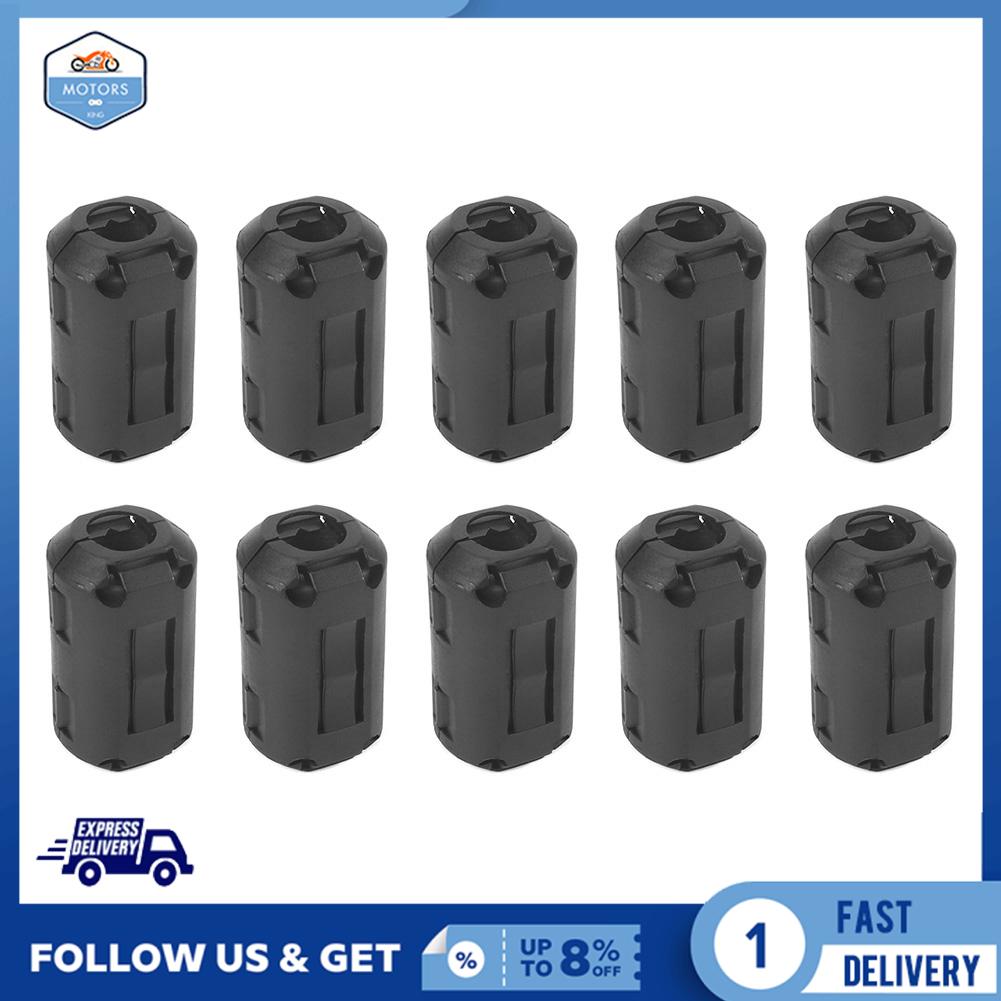 มอเตอร์ King 10X9มม.คลิปบนแหวนเฟอร์ไรท์ Core Ferrite Bead Choke EMI