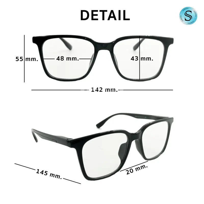 ภาพสินค้าSic แว่นสายตายาว ขาสปริง แว่นสายตา แว่นสายตาสำหรับอ่านหนังสือ แว่นตา+กรอบแว่น จากร้าน suboptic บน Lazada ภาพที่ 7
