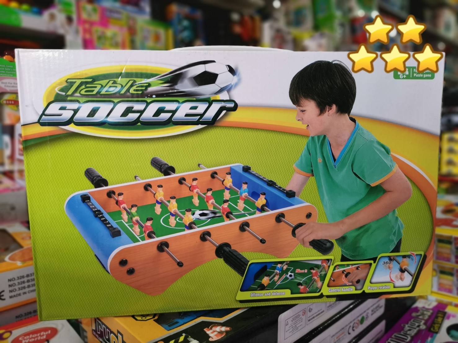 เกมส์​ Table soccer  เกมฟุตบอลตั้งโต๊ะ บอลตั้งโต๊ะมือหมุน บอลมือหมุน โต๊ะบอล