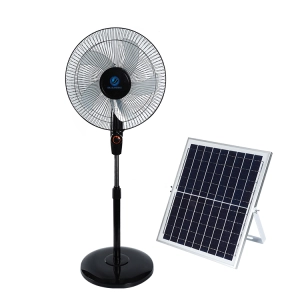 สินค้า MJY พัดลมโซล่าเซลล์ พัดลมไฟฟ้าตั้งพื้น Solar Cell Fan พัดลมตั้งพื้น 16 นิ้ว พัดลมตั้งพื้น สีขาว สีดำ Electric Fan Floor Fan Hold