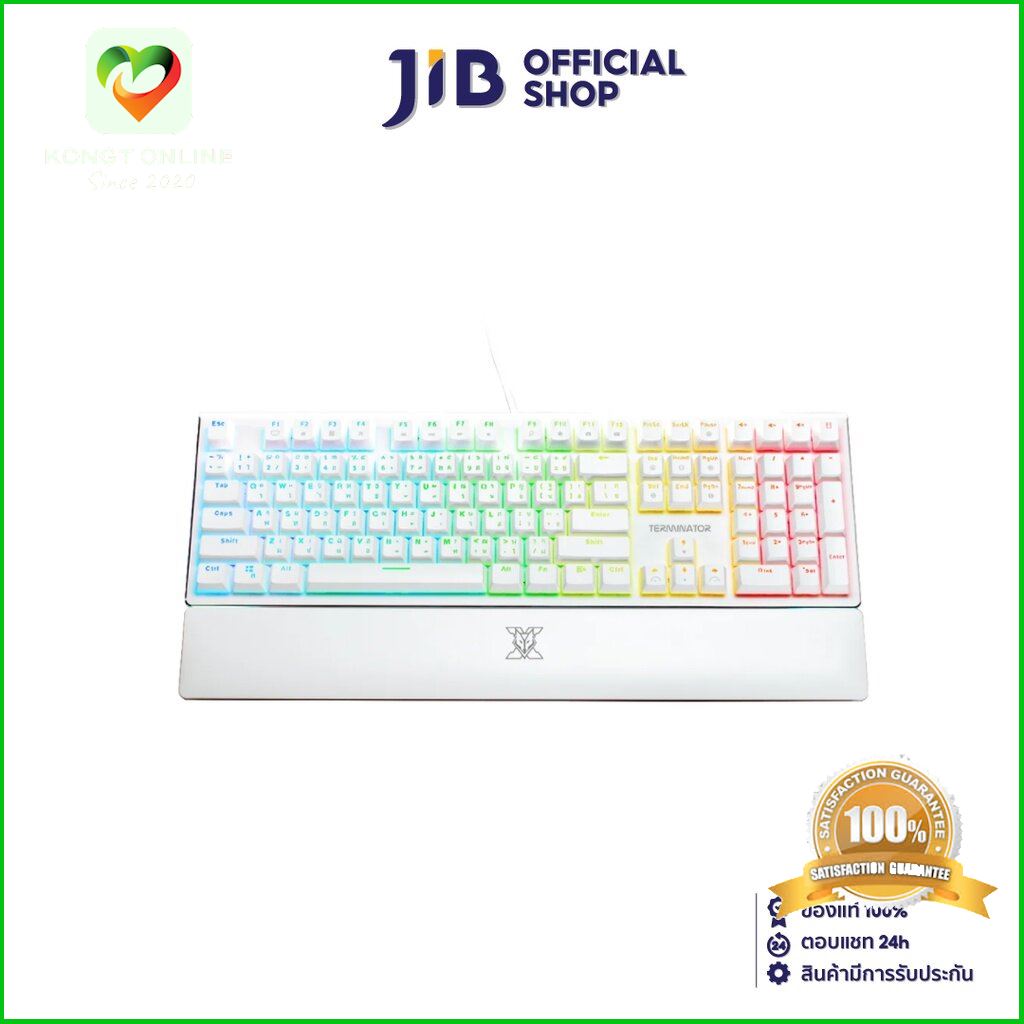 สินค้าน่าสนใจ NUBWO KEYBOARD (คีย์บอร์ด) X30 TERMINATOR WHITE (OTEMU ...