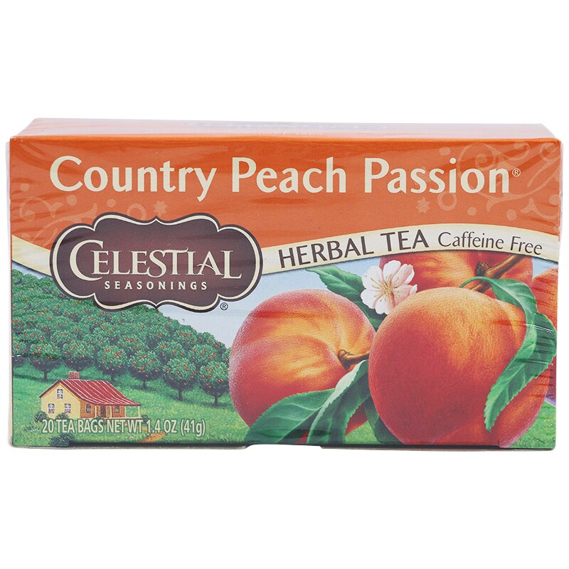 Celestial Peach Passion Tea Bags 41g.