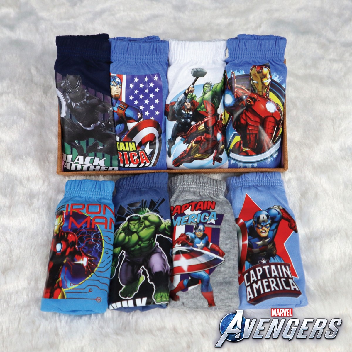 พร้อมส่ง 3-8Y) กางเกงใน เด็กผช เซ็ท 5ตัว ลาย สไปรเดอร์แมน Spiderman  ชุดชั้นในเด็ก kid underwear