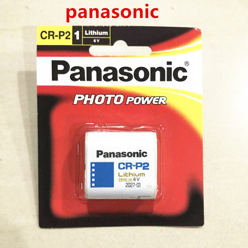ถ่านกล้องถ่ายรูป Panasonic CR-P2 6V (แท้) แบต panasonic