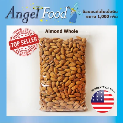 Raw Natural Whole Almonds [Size 1,000 grams] Special grade imported from USA