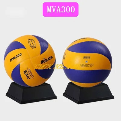 [Koki Bear] ลูกวอลเล่ย์บอล อุปกรณ์วอลเลย์บอล หนังPU นุ่ม Mikasa MVA 300 Volleyball