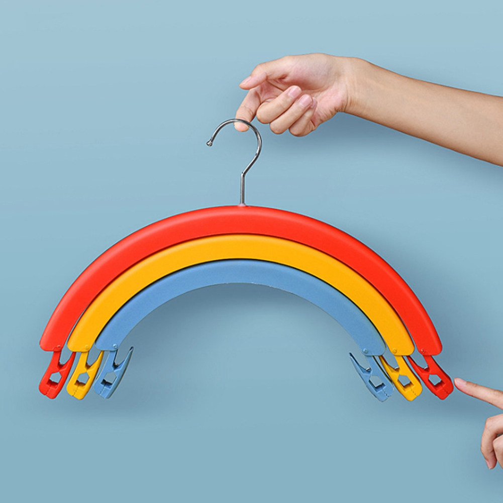 Rainbow Rotating Drying Rack ThreeLayer Bed Sheet Drying Rack Wide