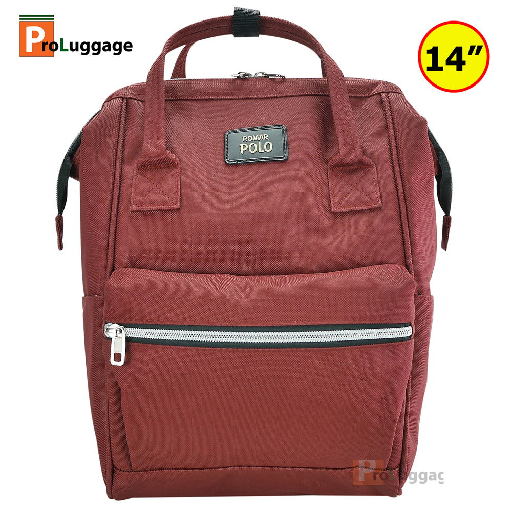 ProLuggage กระเป๋าสะพายหลัง Romar Polo กระเป๋าเป้ กระเป๋าถือ Backpack 14 นิ้ว รุ่น R72396