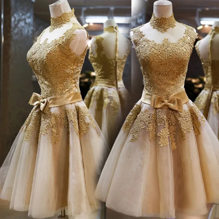 golden gown for engagement