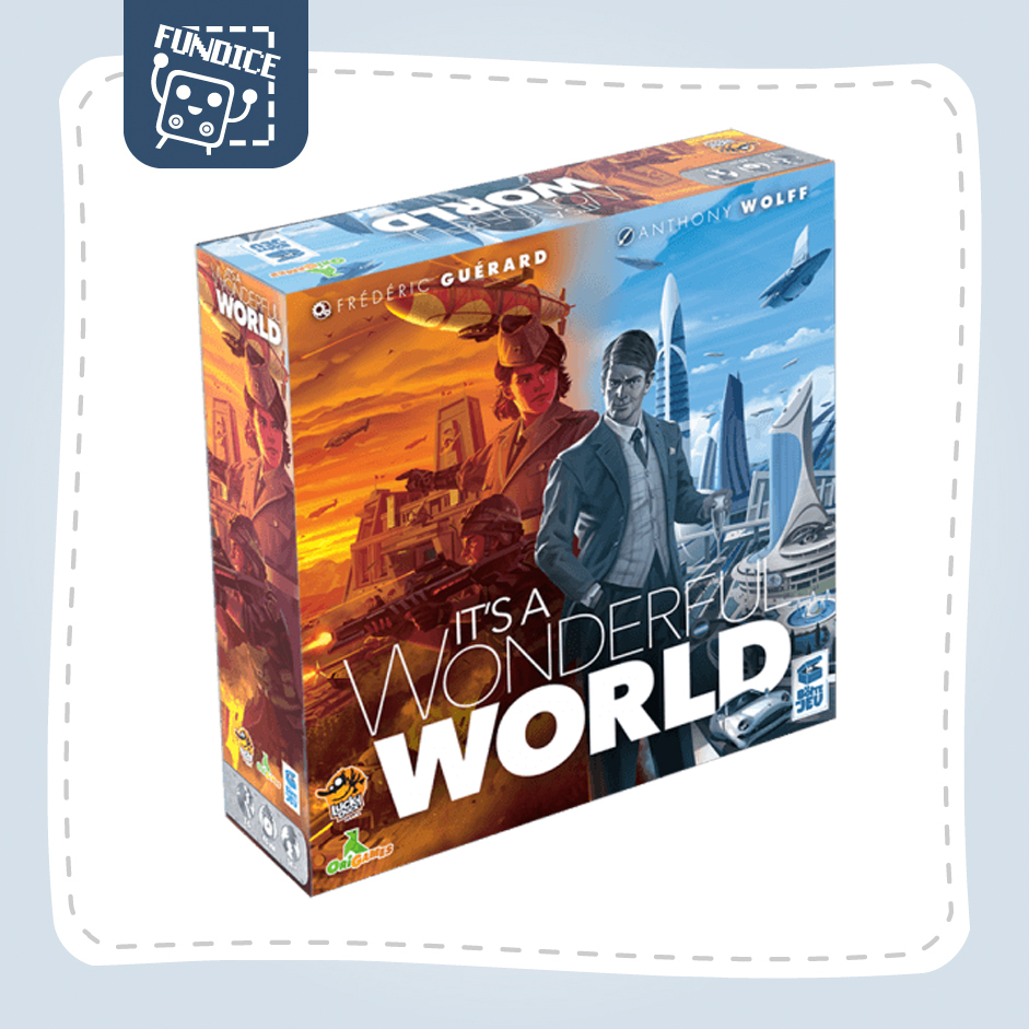 Fun Dice It's a Wonderful World Board Game Lazada.co.th