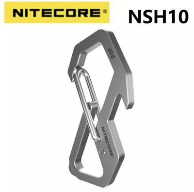 พร้อมส่ง Nitecore NSH10 Multi-ใช้ไทเทเนียม Snap Hook ของแท้100%