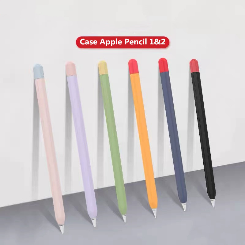 เคสApple Pencil1& 2 Case เคสปากกาซิลิโคน ดินสอ ปลอกปากกาซิลิโคน เคสปากกา2 สี