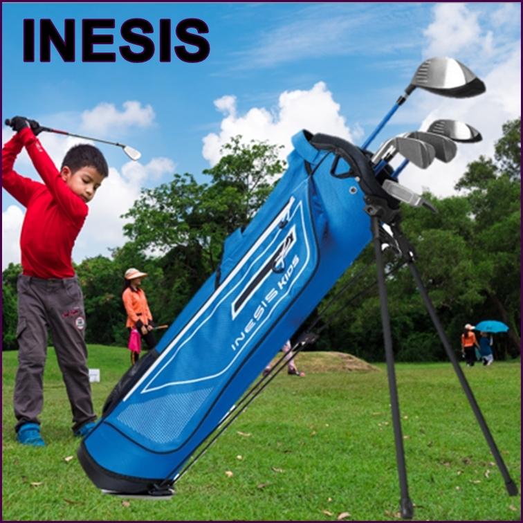 ไม้กอล์ฟเด็ก ไม้กอล์ฟ  Golf set for kids ชุดกอล์ฟสำหรับเด็ก อายุ 11-13 ปีที่ ถนัดขวา INESIS ของแท้