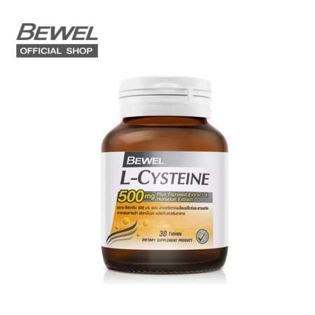 BEWEL L-CYSTEINE 500 MG PLUS FLAXSEED EXTRACT   HORSETAIL EXTRACT 30 Tablets