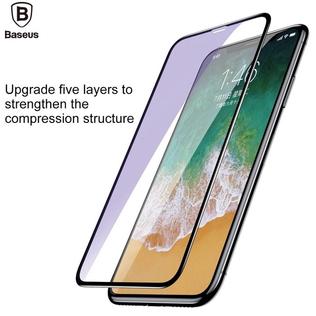 Baseus 0.3mm 3D For iPhone 12 Mini 11 Pro X XR XS Max Screen Protector