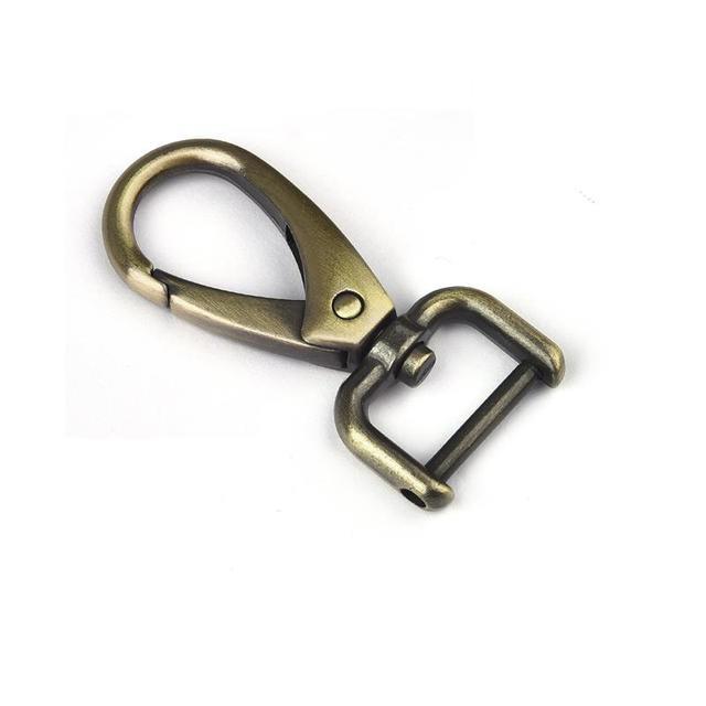 1pcs Metal Detachable Snap Hook Trigger Clips Buckles for Leather Strap/  Belt Keychain Webbing Pet Leash