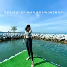 ภาพขนาดย่อของภาพหน้าปกสินค้ากางเกงว่ายน้ำขายาวกันแดด จากร้าน MandMSwimShop บน Lazada