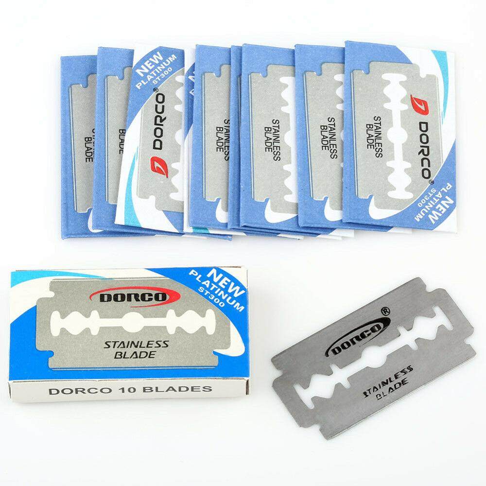 Double Edge Sided Shaving Blade Blades Straight Cut Throat Razor Shave