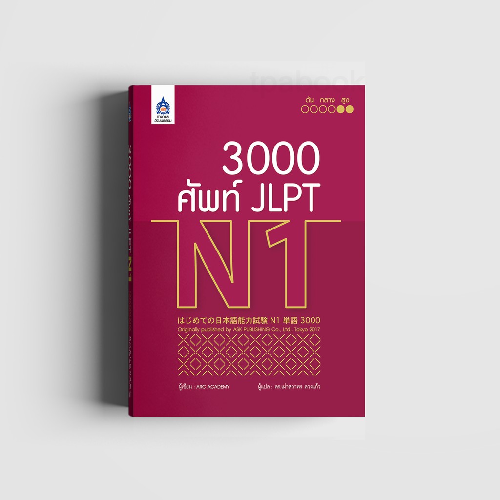 หนังสือ 3,000 ศัพท์ JLPT N1
