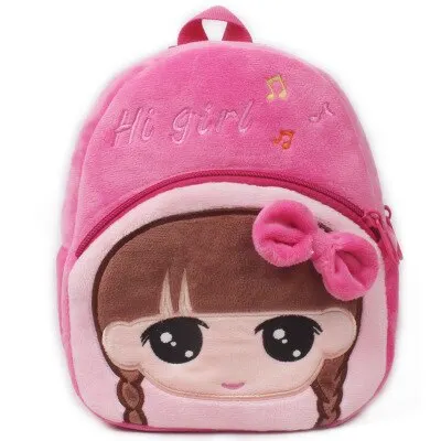Mini Cartoon Kids Plush Backpacks Baby Toy Schoolbag Student Kindergarten Backpack Cute Children School Bags For Girl schoolbag