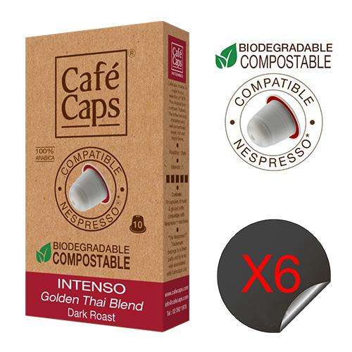 Nespresso compatible capsules Intenso X60 แคปซูล (Dark Roast)