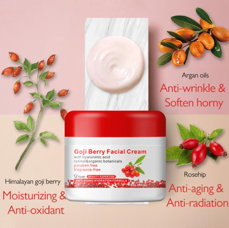 NEW 100g AntiAging Goji Berry Face Cream, Skin Regeneration, Anti