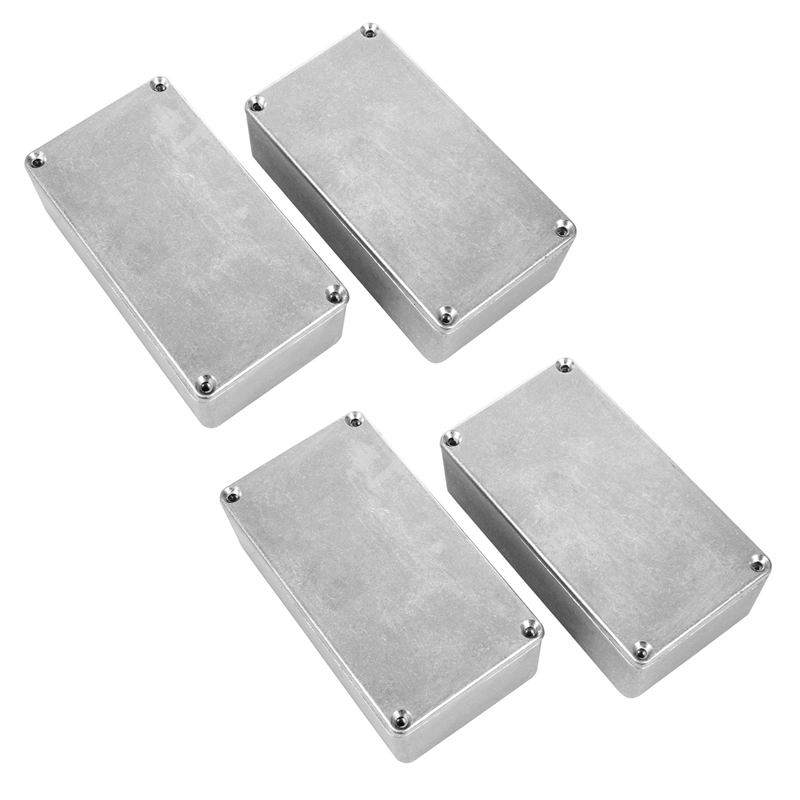 4Pcs 125B/1590N1 Aluminum Case Guitar Stompbox&Pedal Enclosure for