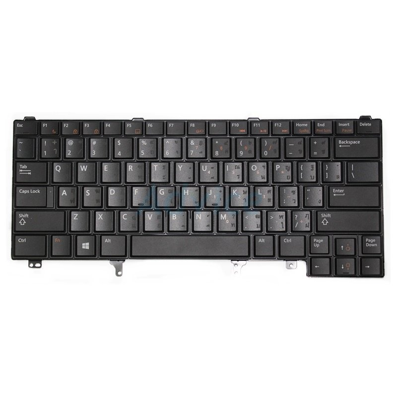 Keyboard DELL Latitude E6420 (Black) 'PowerMax' (สกรีนไทย-อังกฤษ)