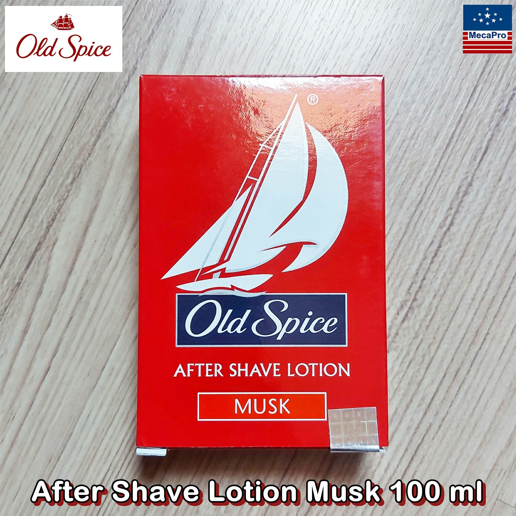 Old Spice® After Shave Lotion Musk 100 ml โอลด์ สไปซ์ ผลิตภัณฑ์บำรุงผิวหน้า หลังการโกนหนวด
