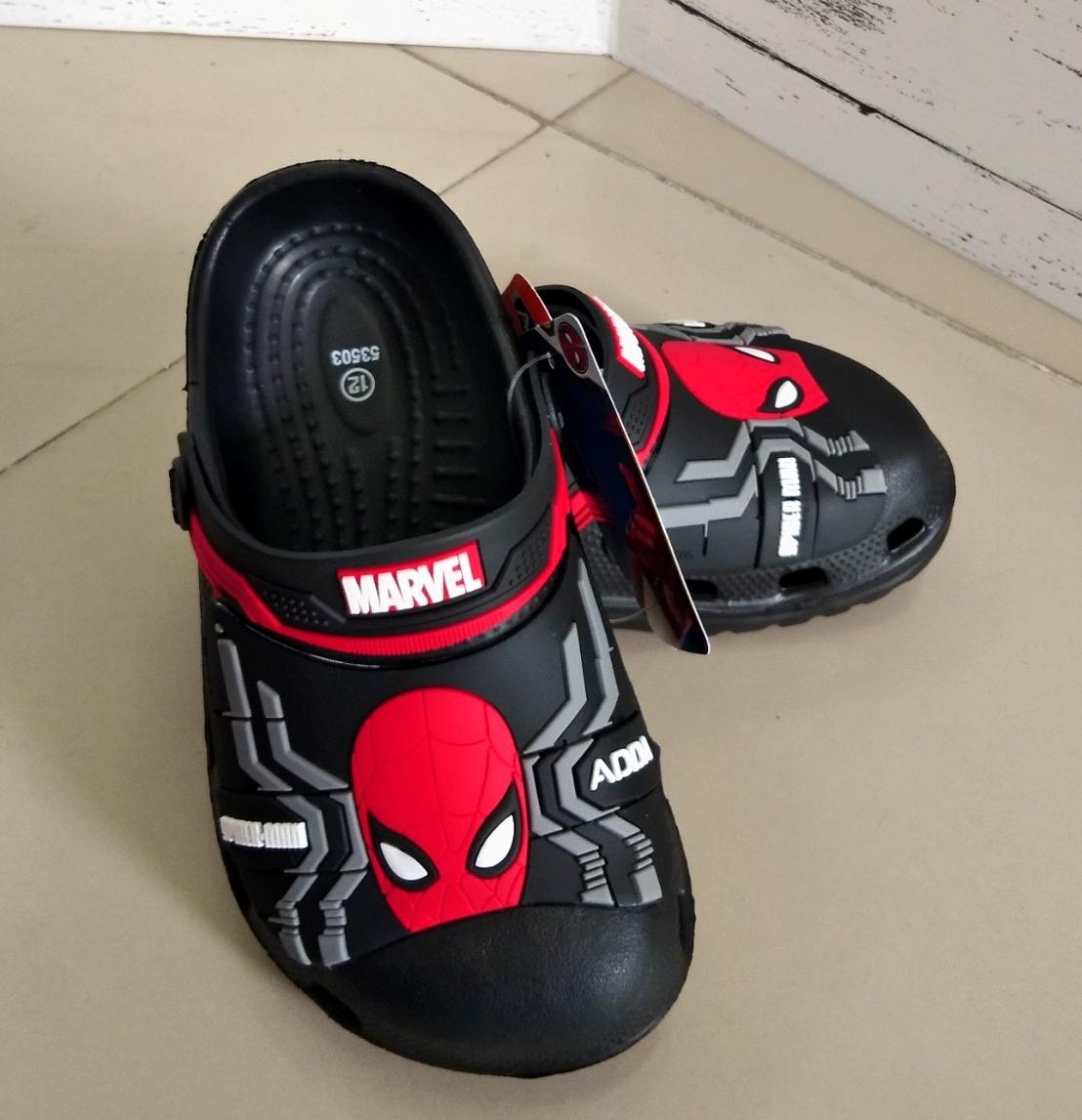 SCPPlaza รองเท้าเด็ก รัดส้น ทรง Crocs เด็กผู้ชาย หัวโต Adda Avengers Spiderman สไปเดอร์แมน 53503 สีดำ ลดราคาพิเศษสุดๆ พร้อมส่งเคอรี่