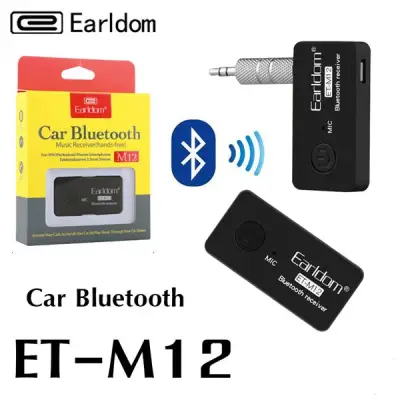 Earldom อุปกรณ์รับสัญญาณบลูทูธ Car Bluetooth รุ่น ET-M12