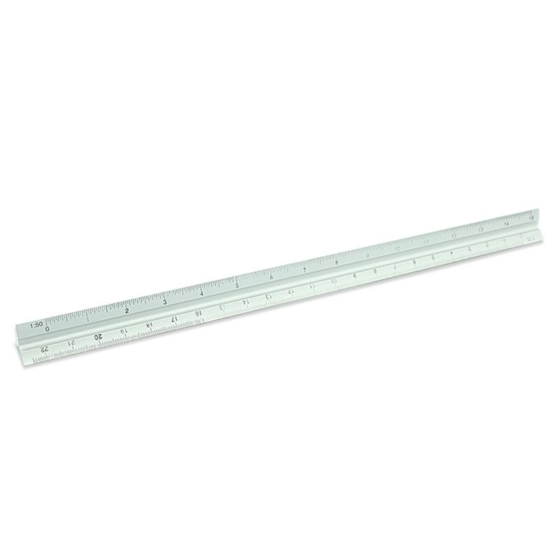 Aluminium Triangle Scale Ruler Architect Engineers Rule Technical For Office