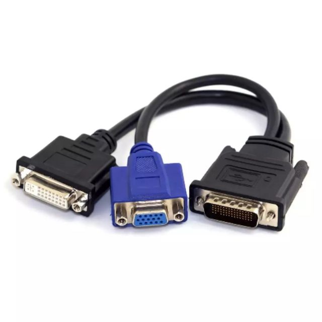 ลดราคา DMS 59PinDMS-59 DP HDMI ชาย 2 x VGA DVI 24 + 5 หญิงแปลงอะแดปเตอร์ DUAL LINK Splitter สำหรับ Dual Monitor ระบบ #สินค้าเพิ่มเติม แดปเตอร์ สายแปลงสายไฟ PCS Gold HDMI Extender