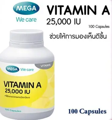 MEGA Vitamin A 100 Capsules