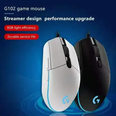 ⚡️HOT🔥Logitech G102 Gen 2 LIGHTSYNC Gaming Mouse RGB 6 Buttons 8000 DPI Wired Mouse