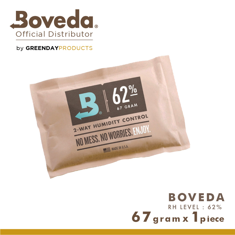Boveda Official 2-Way Humidity Control ( 67 grams 62% rh 1 pc ) ซองบ่มสมุนไพร Boveda 1 ชิ้น ของแท้ 100% พร้อมส่ง