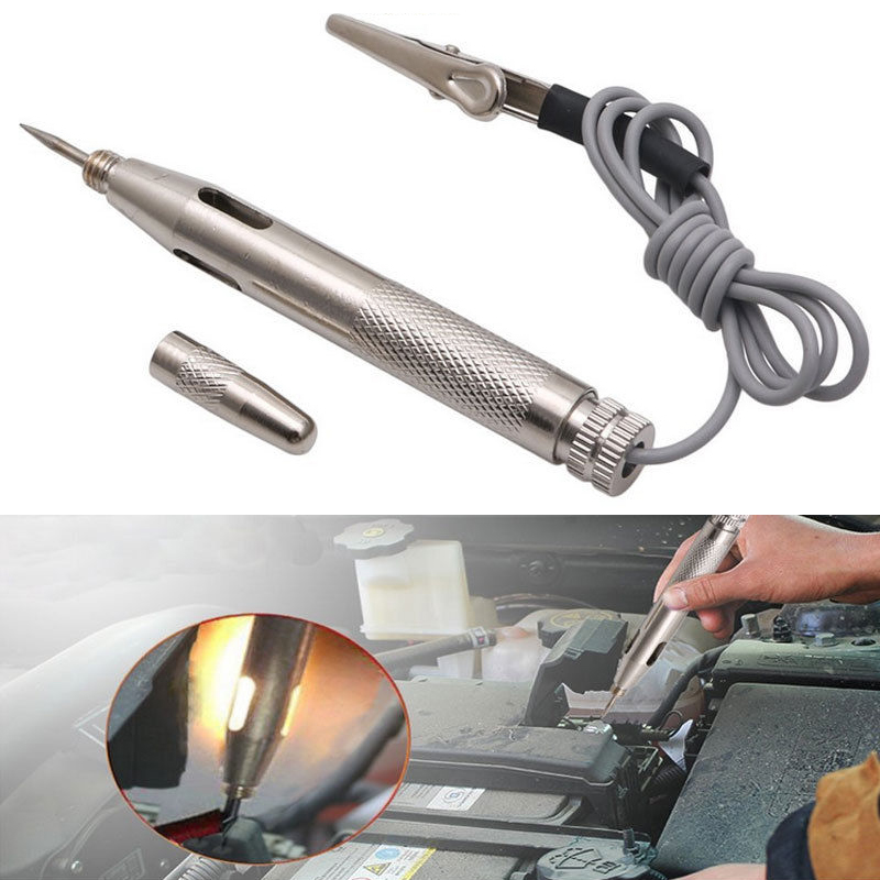 ปากกาสำหรับวัดไฟรถ 6-24 VDC ตรวจสอบสายไฟ ตรวจสอบฟิวส์ ปากกาวัดไฟรถ ไขควงวัดไฟรถ