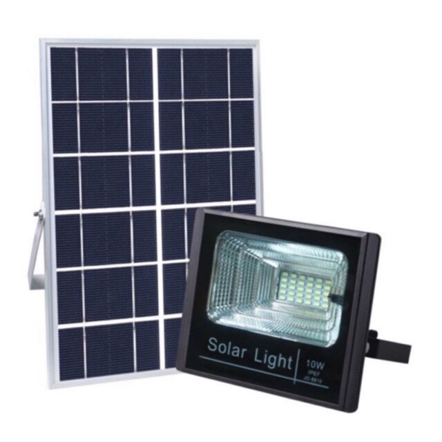 โปรโมชั่น ไฟโซล่าเซลล์ ไฟโซล่าล์สนาม Solar LED สปอตไลท์ โซล่าเซลล์ รุ่นพี่บิ๊ก 10W แสงสีขาว ราคาถูก