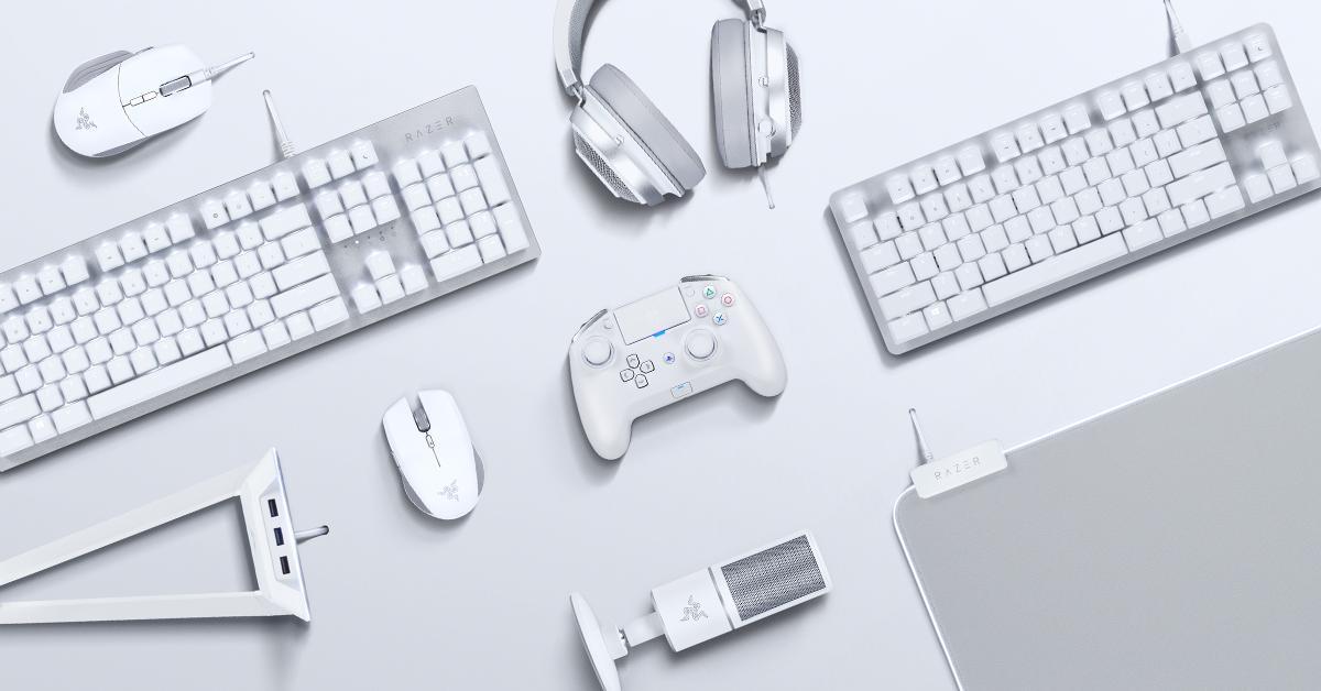 White Razor Silent Keyboard Razer BlackWidow Lite - Silent Gaming Keyboard-TKL Mercury White ...