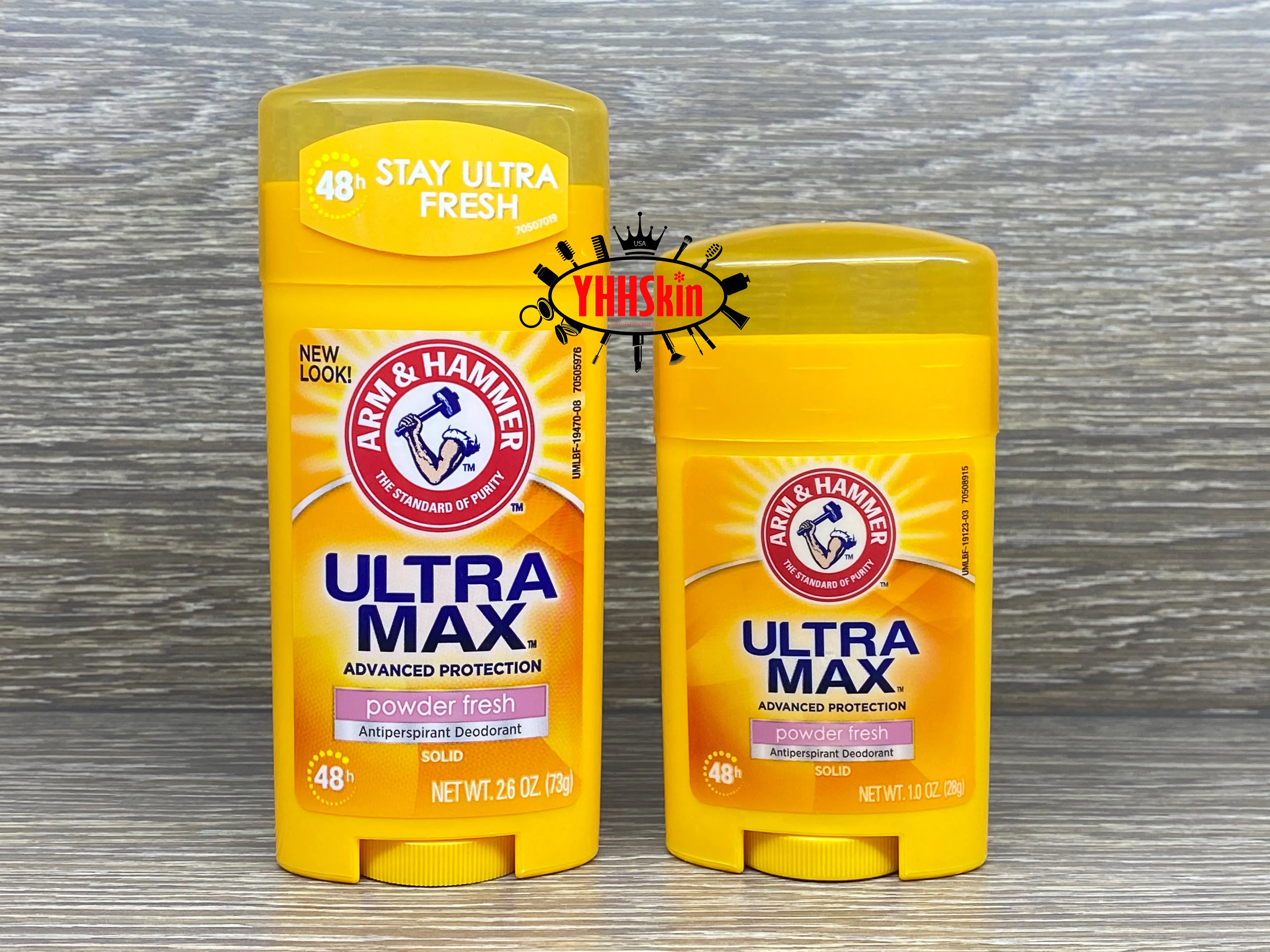 Arm & Hammer Ultra Max สูตร Powder Fresh ขนาด 28g / 73g โรลออนสติ๊ก ผลิตภัณฑ์ระงับกลิ่นกาย สำหรับผู้ชาย รับประกันของแท้ 100%