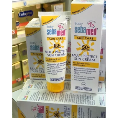 ครีมกันแดดเด็ก Sebamed Baby Sun Cream Multi Protection75 Ml(1หลอด) exp112022