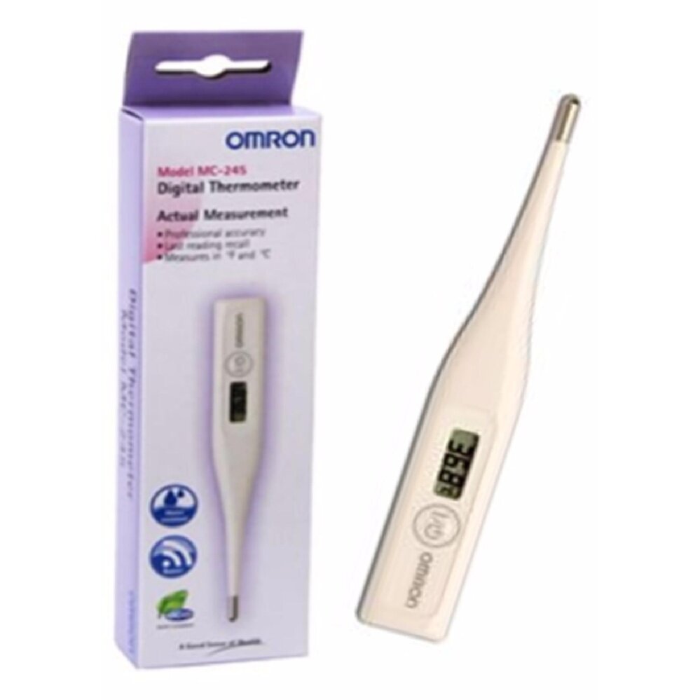 (1 อัน) OMRON Model MC-245 Digital Thermometer เครื่องวัดอุณหภูมิ ปรอท วัดไข้ แบบดิจิตอล