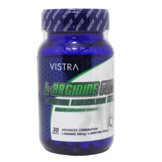 วิสทร้า แอล-อาร์จินีน 30 เม็ด 1000 มก. Vistra L-Arginine plus 30 tablets 1000 mg