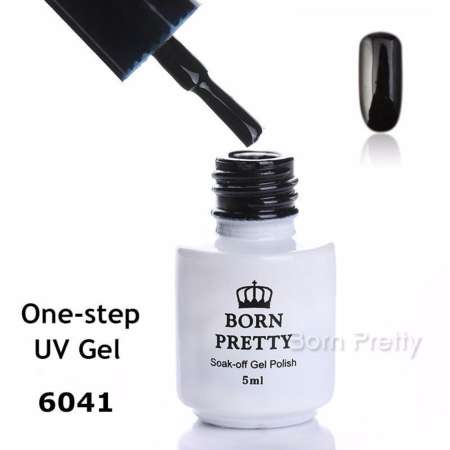 Born Pretty Step One ฺBlack  สีดำ สีเจล สีทาเล็บเจล ยาทเล็บเจล