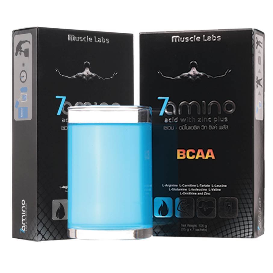 7amino อาหารเสริมเพิ่มกล้ามเนื้อ ทำให้กระชับ ลดไขมัน ลดสิว 2 กล่อง